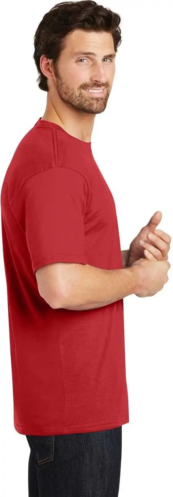 District Dt104 Perfect Weight Tee - Classic Red