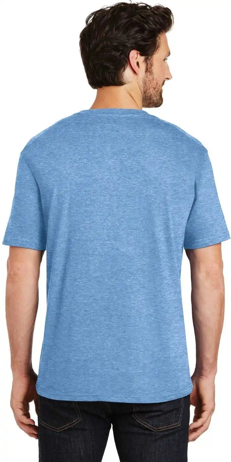 District Dt104 Perfect Weight Tee Clean Denim
