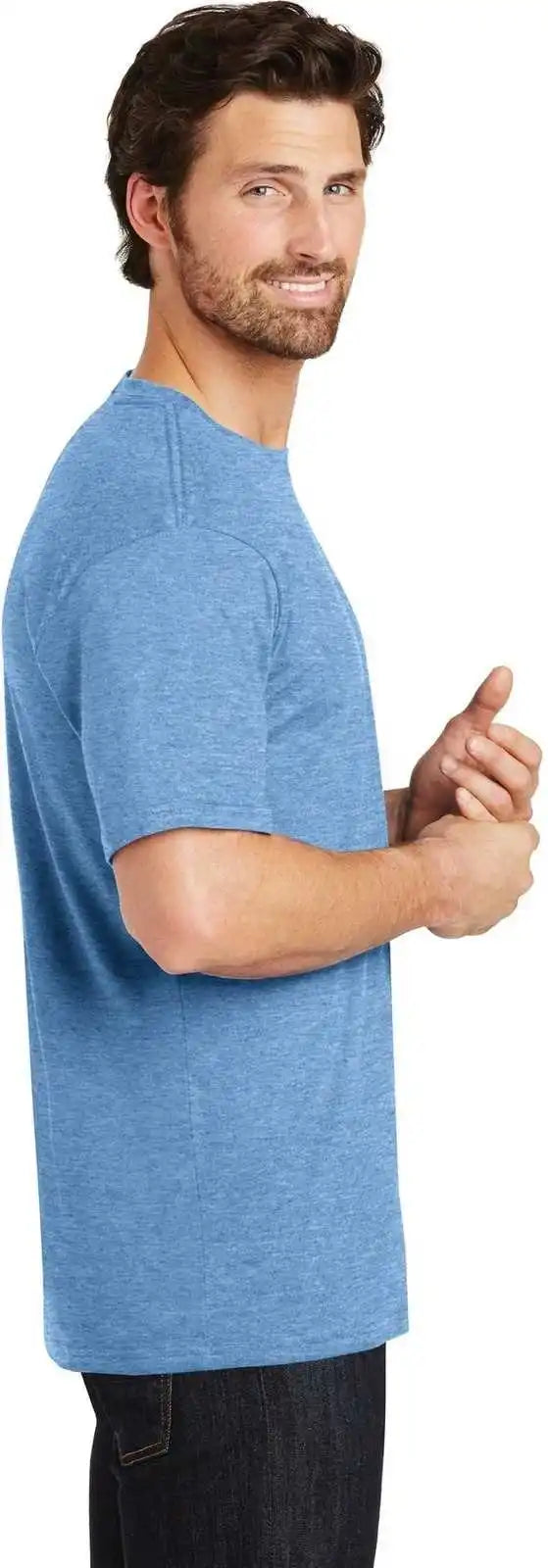 District Dt104 Perfect Weight Tee Clean Denim