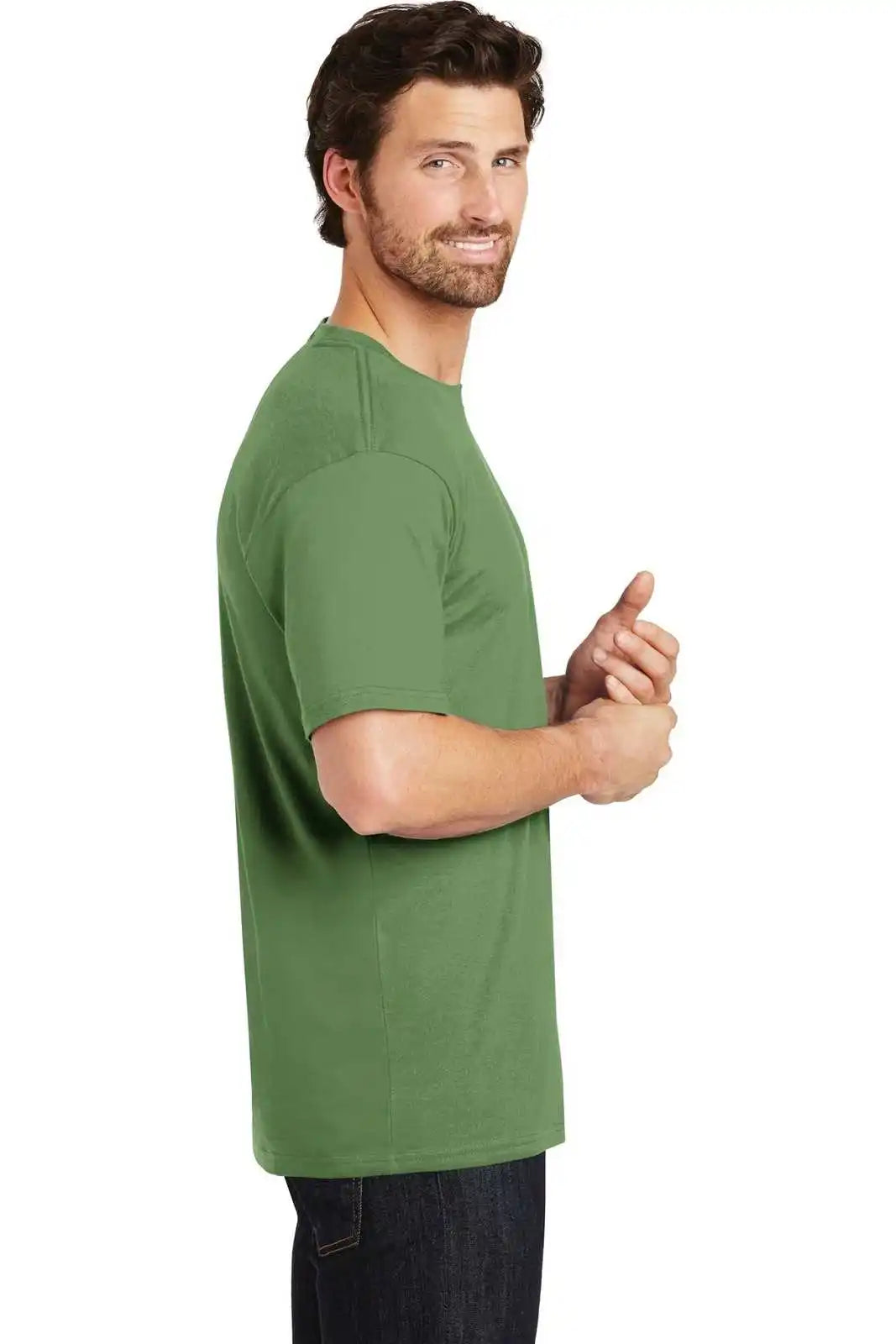 District Dt104 Perfect Weight Tee - Fresh Fatigue