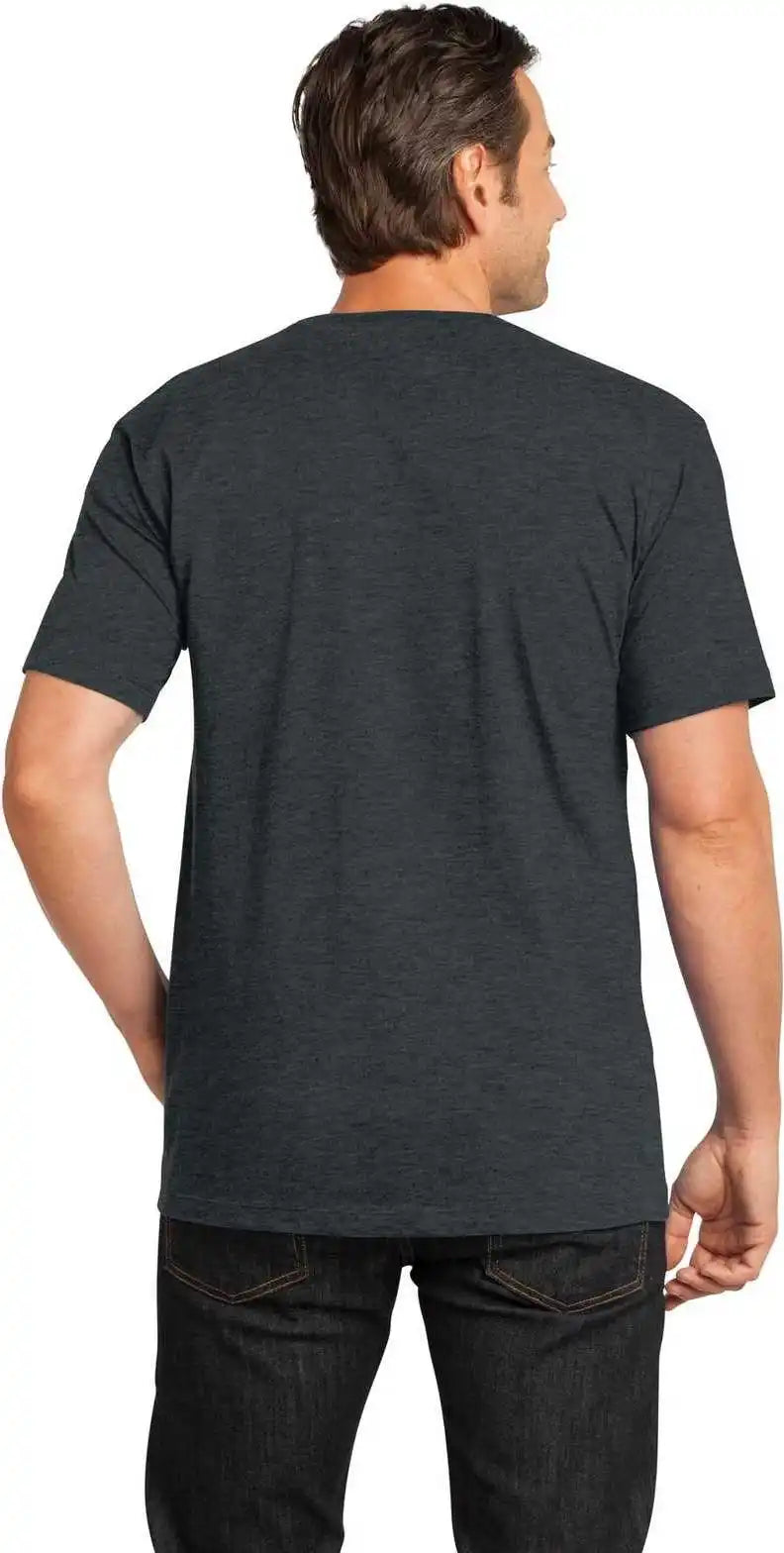 District Dt104 Perfect Weight Tee - Heathered Charcoal