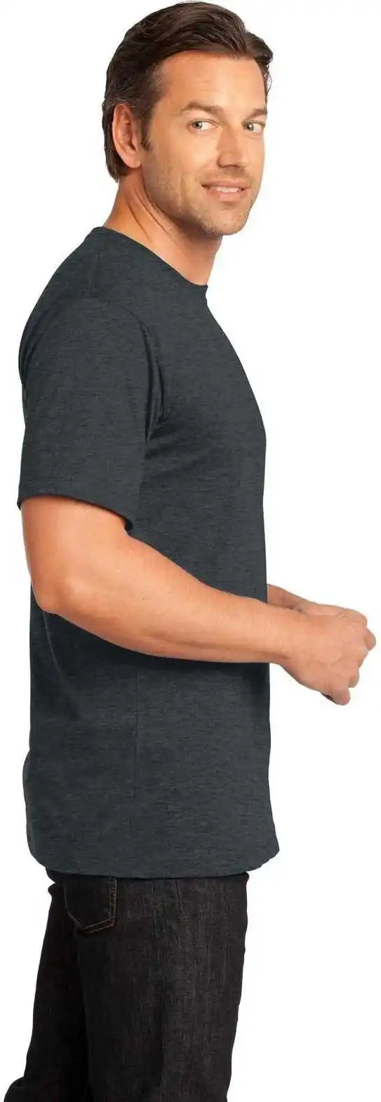 District Dt104 Perfect Weight Tee - Heathered Charcoal