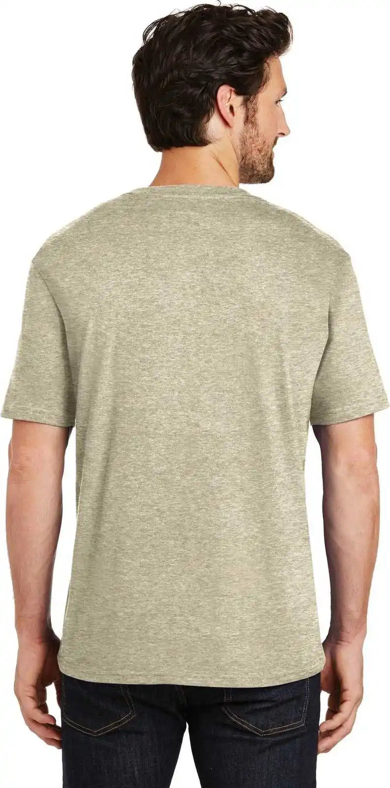 District Dt104 Perfect Weight Tee Heathered Latte
