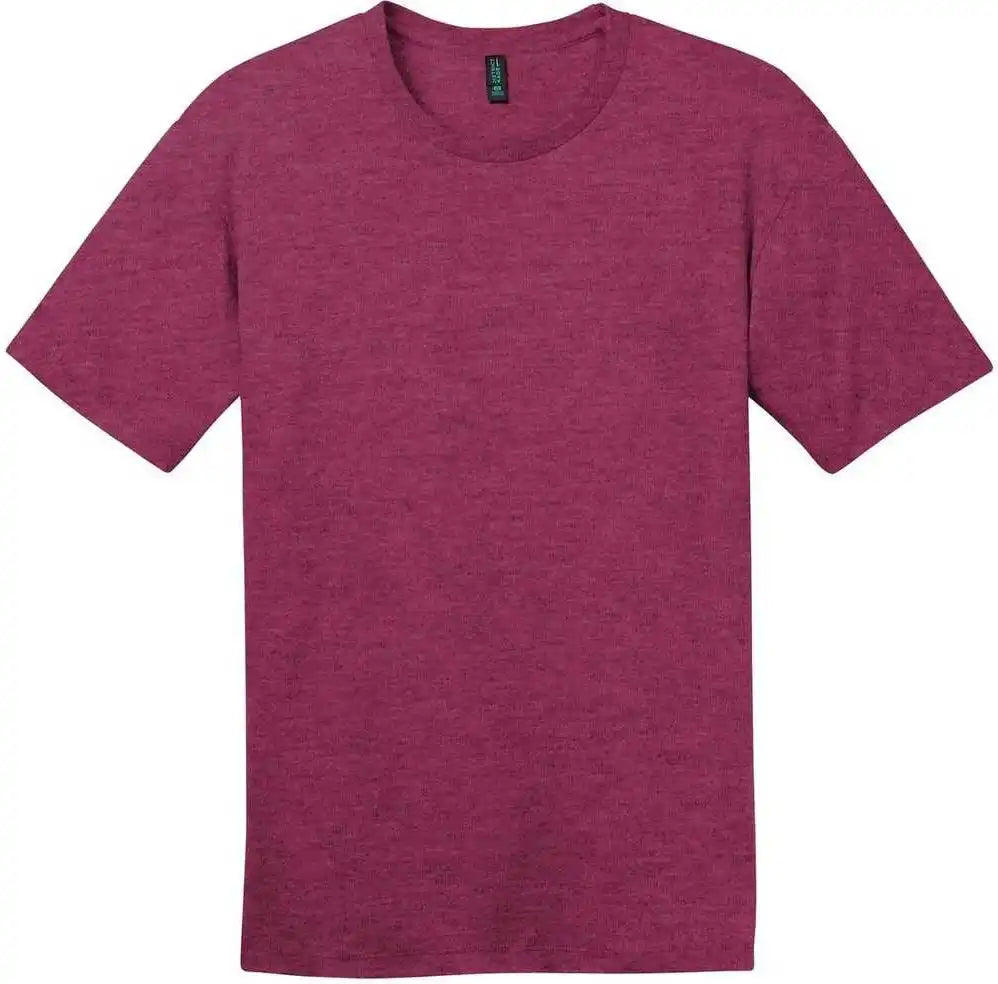 District Dt104 Perfect Weight Tee Heathered Loganberry