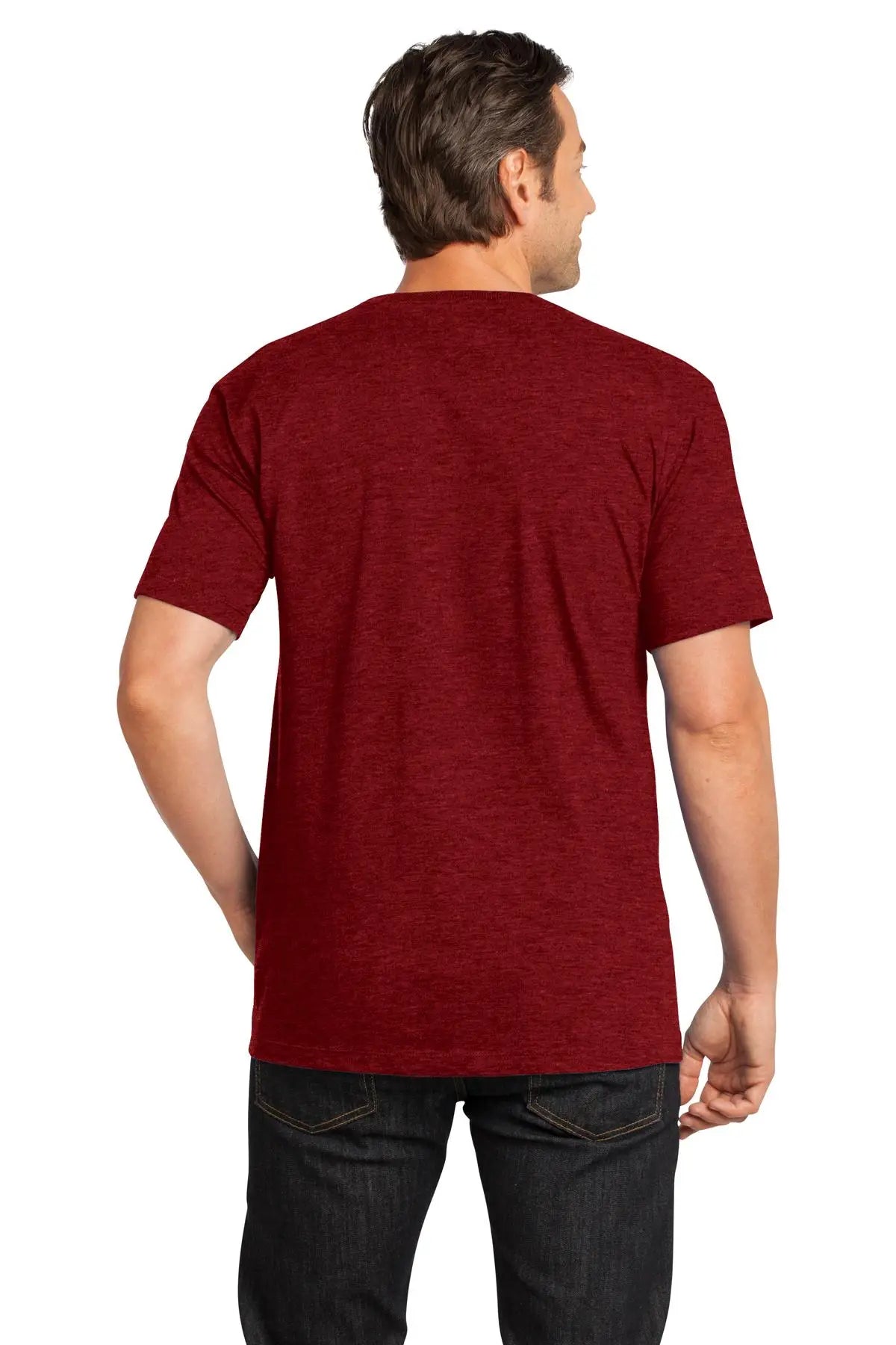 District Dt104 Perfect Weight Tee - Heathered Red