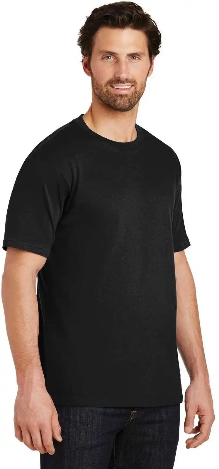 District Dt104 Perfect Weight Tee Jet Black