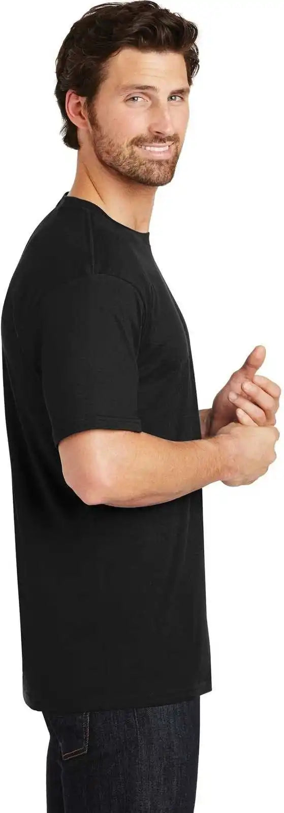 District Dt104 Perfect Weight Tee Jet Black