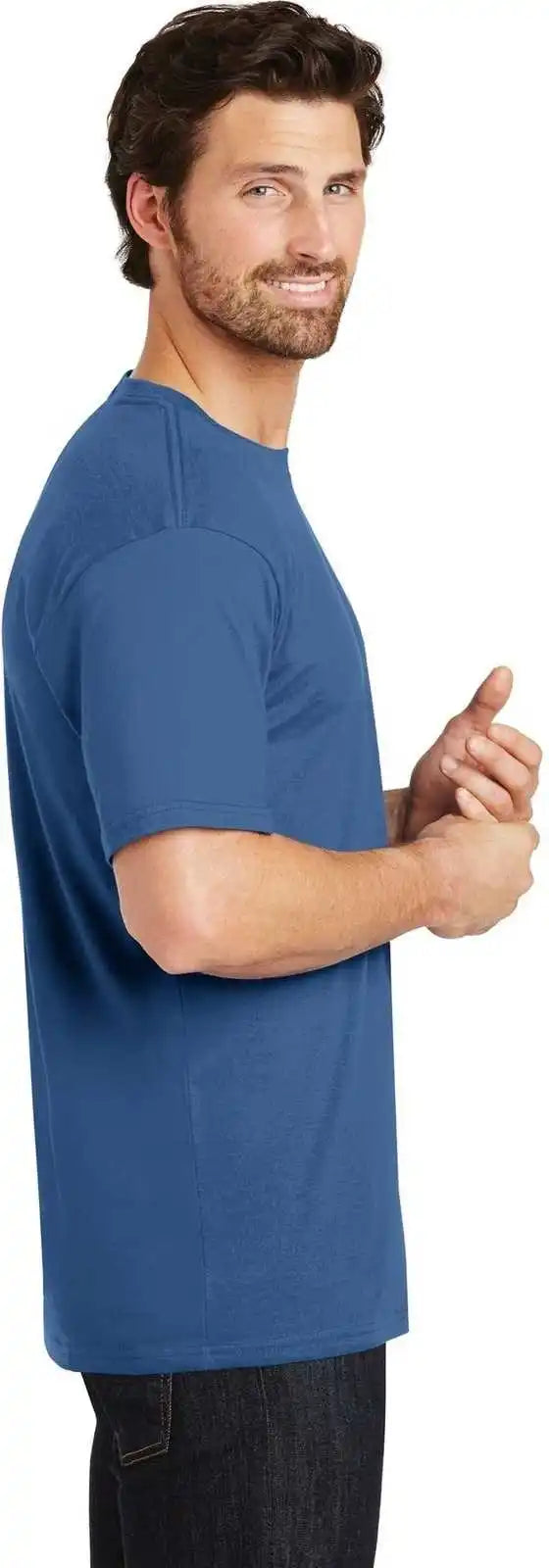 District Dt104 Perfect Weight Tee Maritime Blue