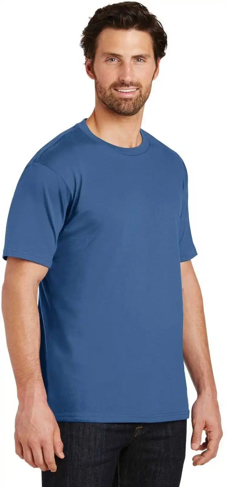 District Dt104 Perfect Weight Tee Maritime Blue