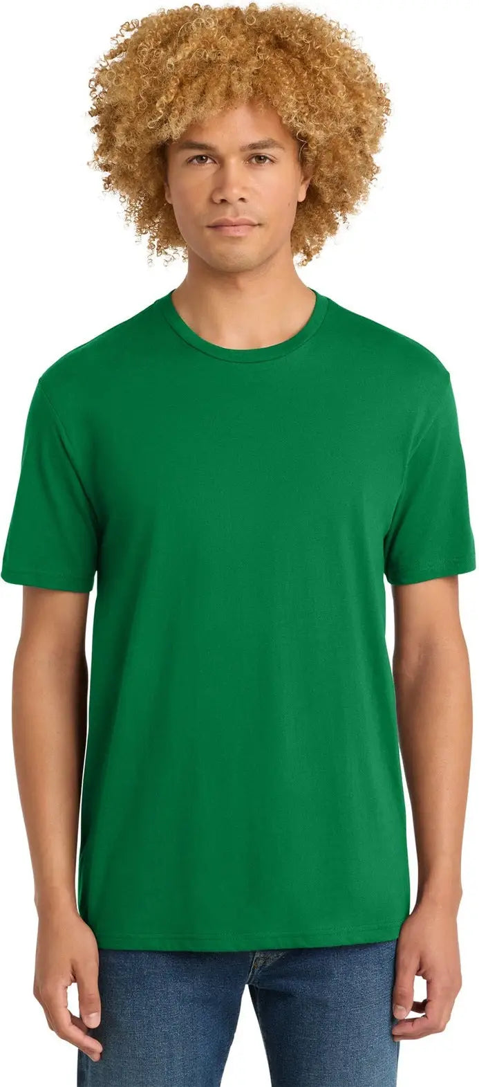 District Dt104 Perfect Weight Tee - Meadow Green - Adult Xs