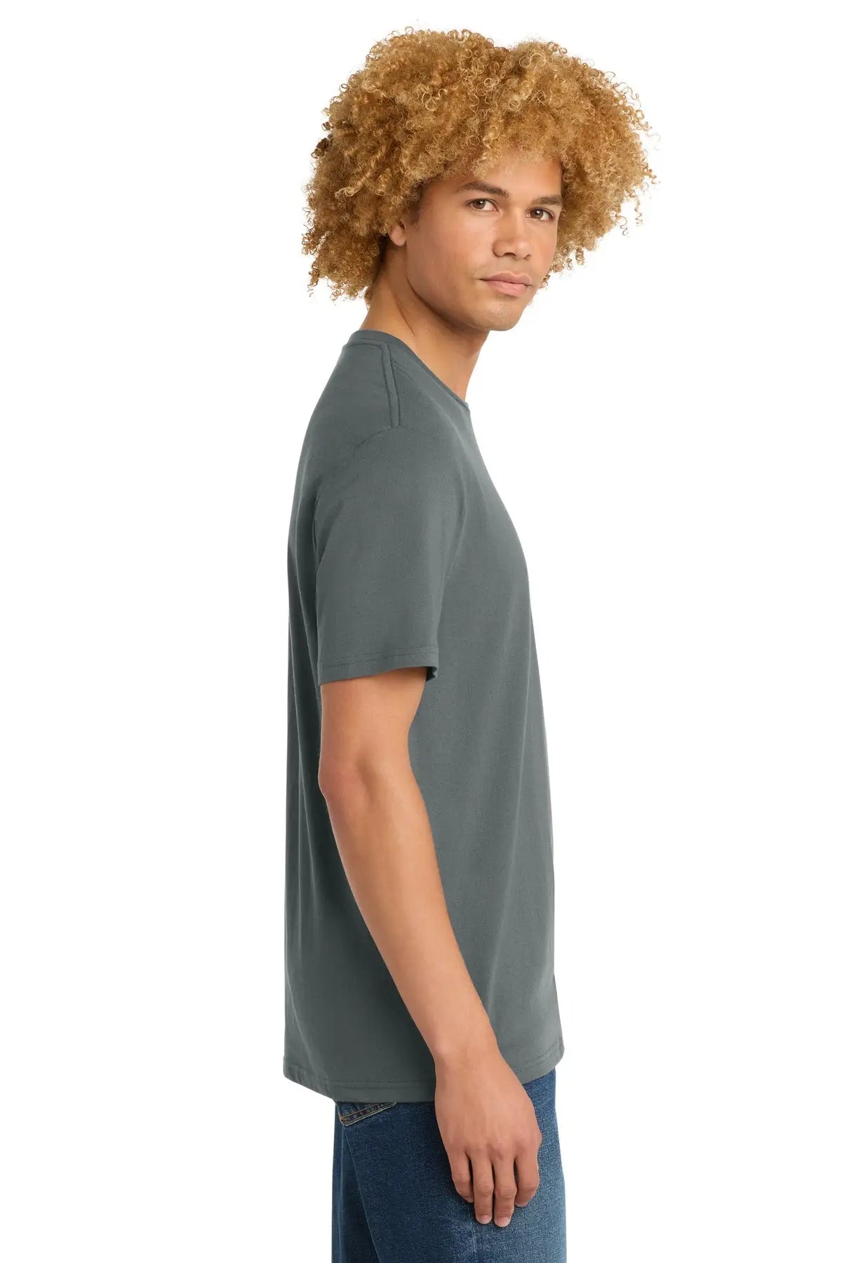 District Dt104 Perfect Weight Tee - Metal Gray
