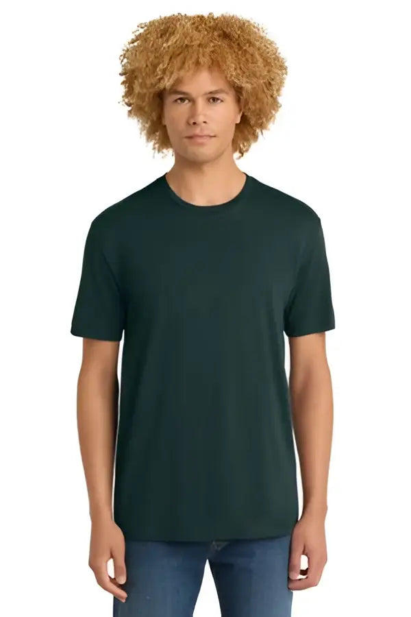 District Dt104 Perfect Weight Tee - Oatmeal Heather - Adult Xs
