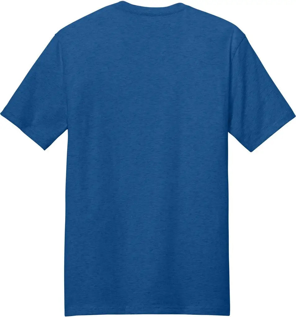 District Dt104 Perfect Weight Tee - Royal Blue Heather - Adult Xs