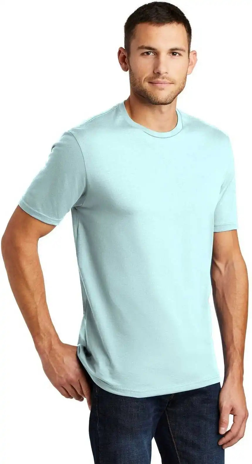 District Dt104 Perfect Weight Tee Seaglass Blue