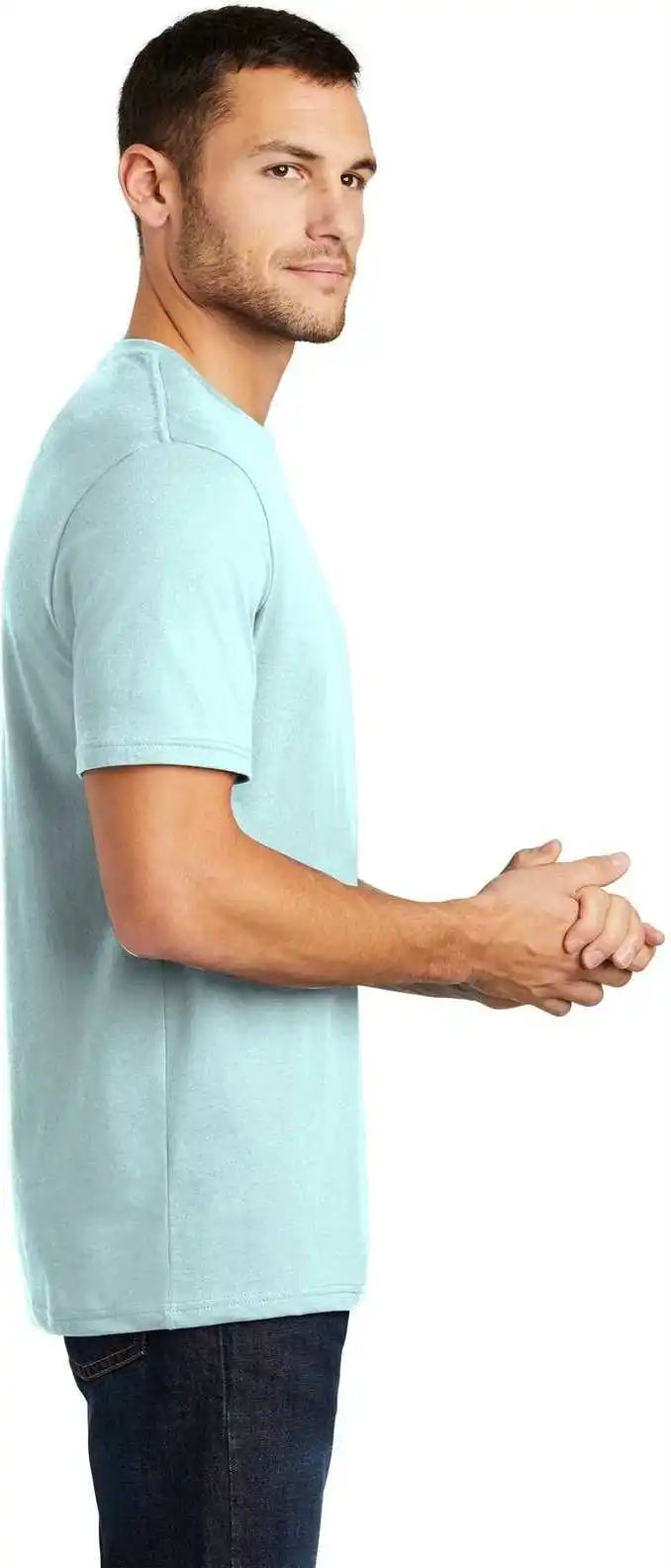 District Dt104 Perfect Weight Tee Seaglass Blue