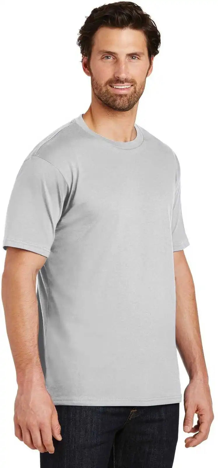 District Dt104 Perfect Weight Tee Silver