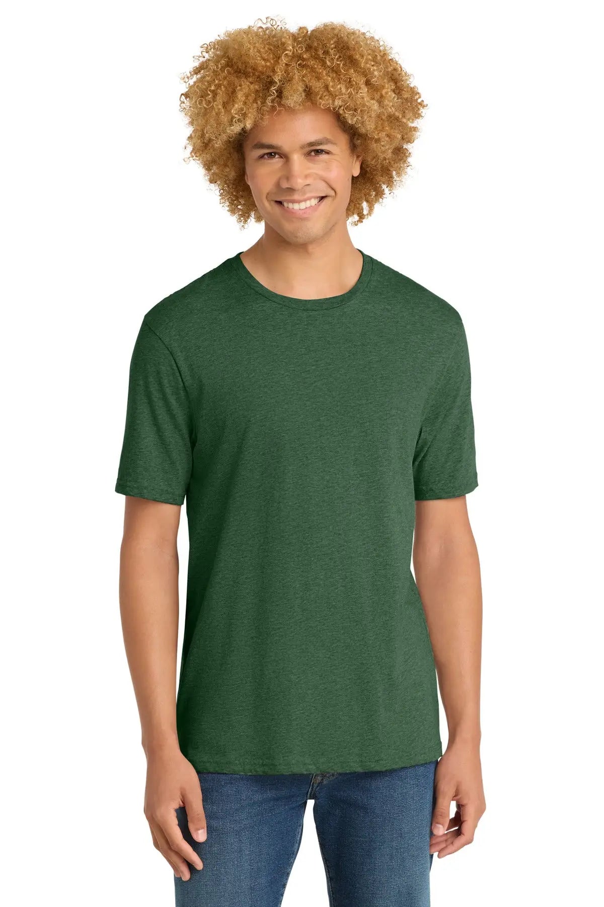 District Dt104 Perfect Weight Tee - Timber Green Heather