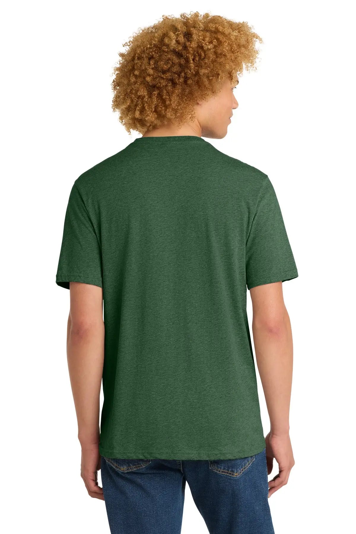 District Dt104 Perfect Weight Tee - Timber Green Heather