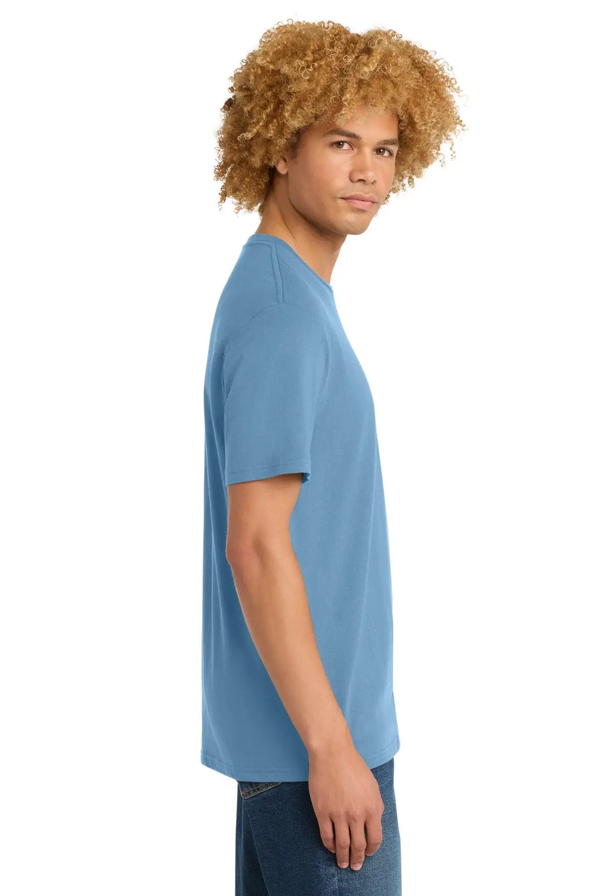 District Dt104 Perfect Weight Tee - Tundra Blue