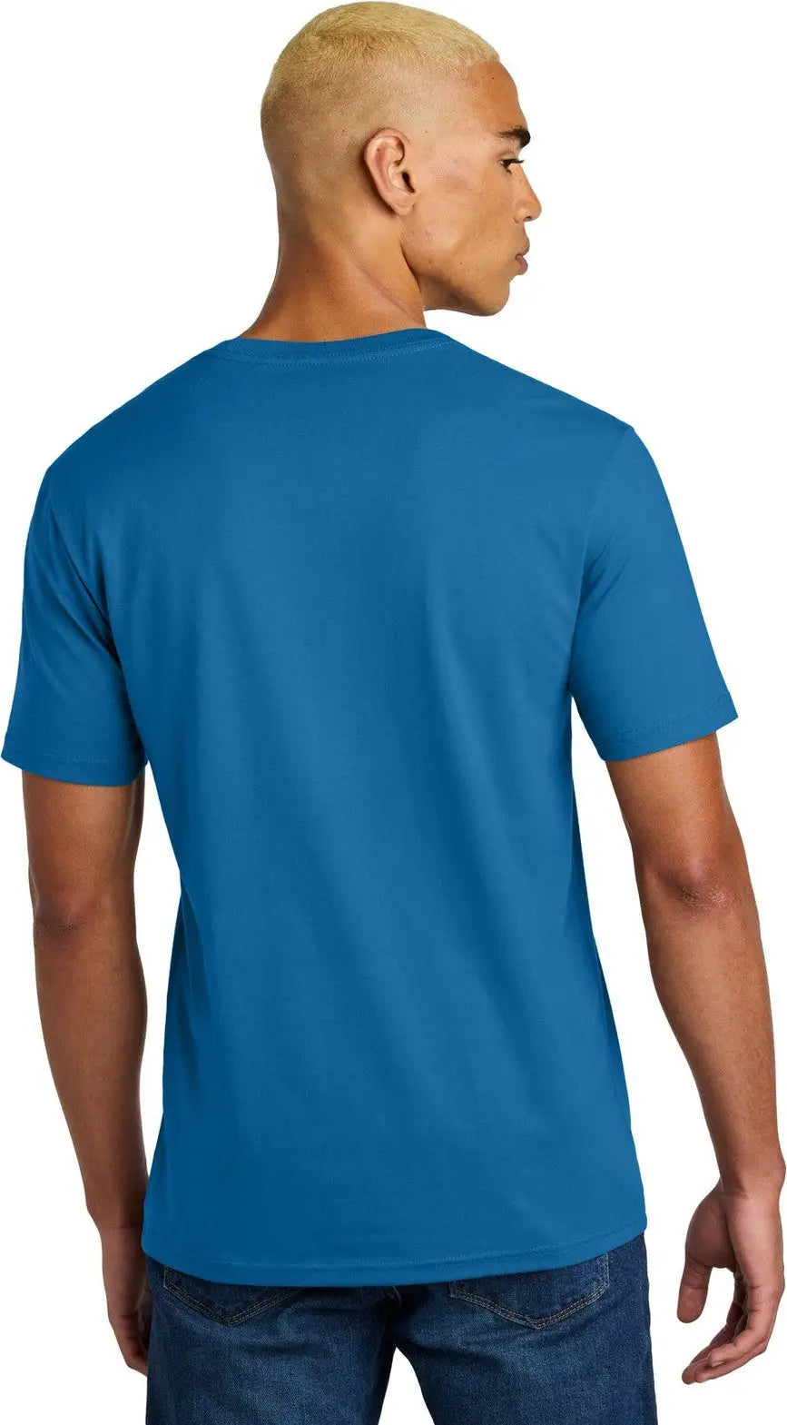 District Dt106 Perfect Weight Icon Tee - Bright Blue