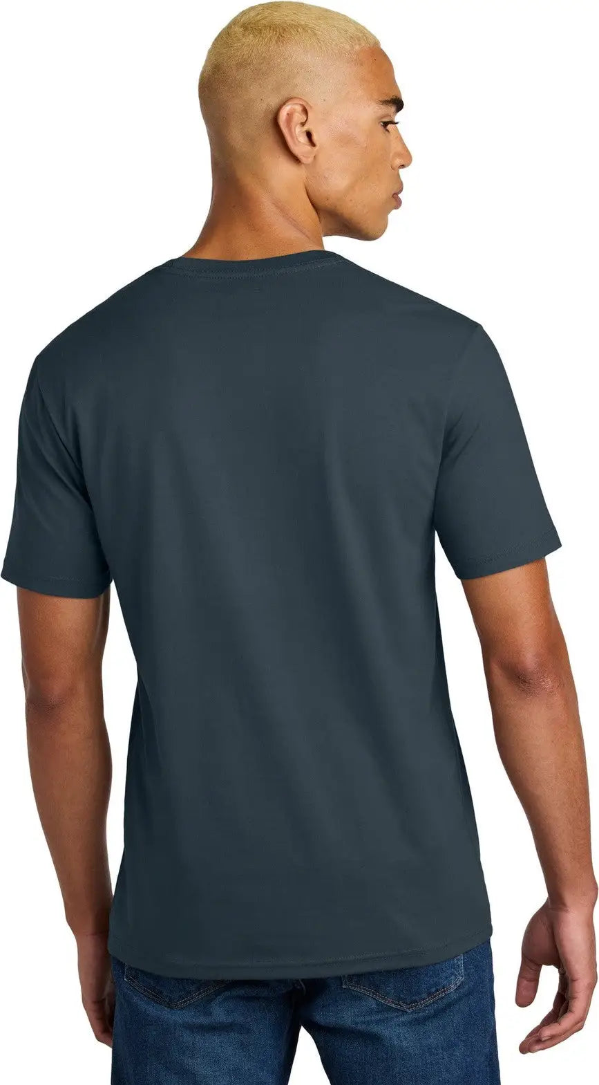 District Dt106 Perfect Weight Icon Tee - Deep Steel Blue