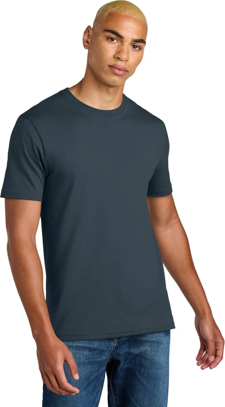 District Dt106 Perfect Weight Icon Tee - Deep Steel Blue