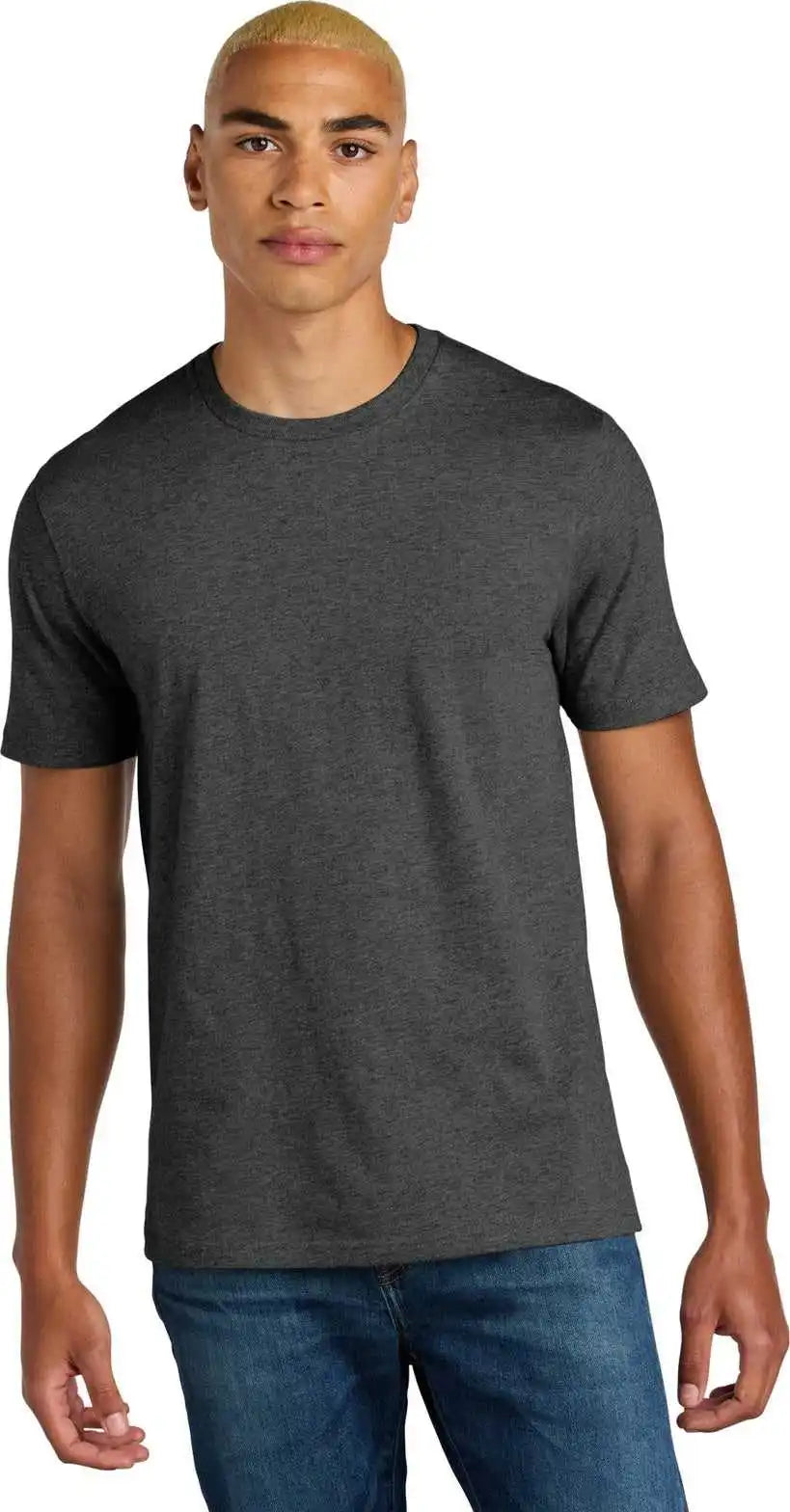 District Dt106 Perfect Weight Icon Tee Heathered Charcoal