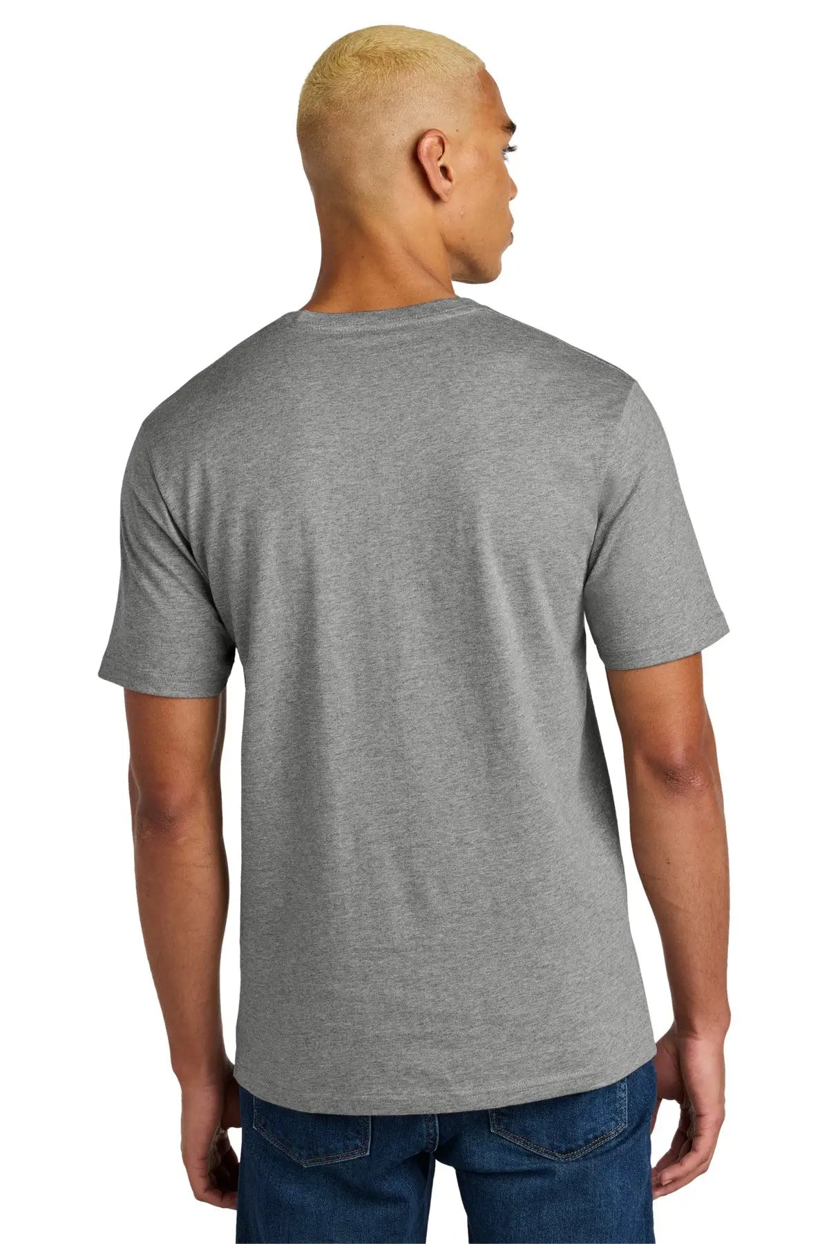 District Dt106 Perfect Weight Icon Tee - Heathered Steel