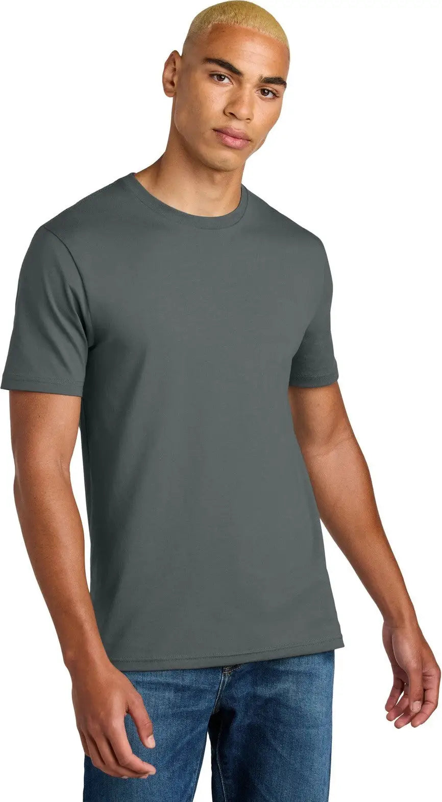 District Dt106 Perfect Weight Icon Tee - Metal Gray - Adult Xs