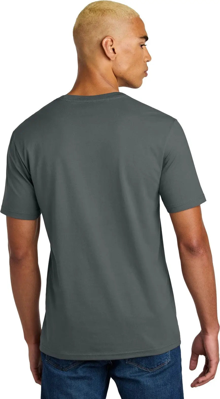 District Dt106 Perfect Weight Icon Tee - Metal Gray