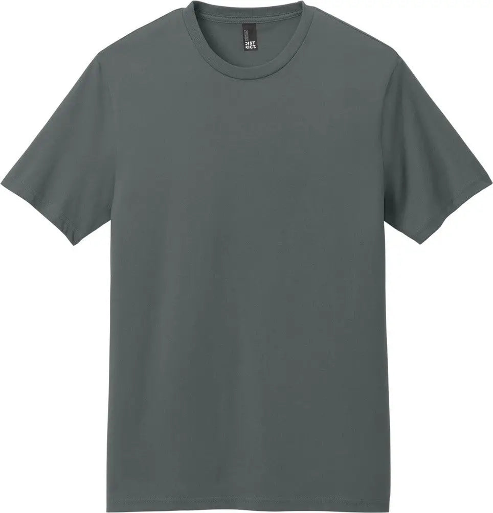 District Dt106 Perfect Weight Icon Tee - Metal Gray