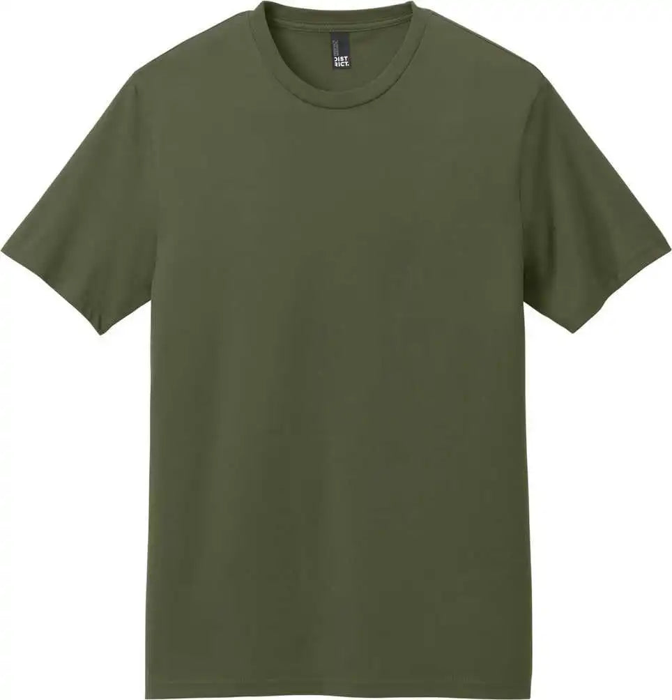 District Dt106 Perfect Weight Icon Tee Military Green