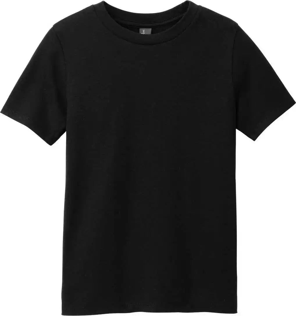 District Dt108y Youth Perfect Blend Cvc Tee Black