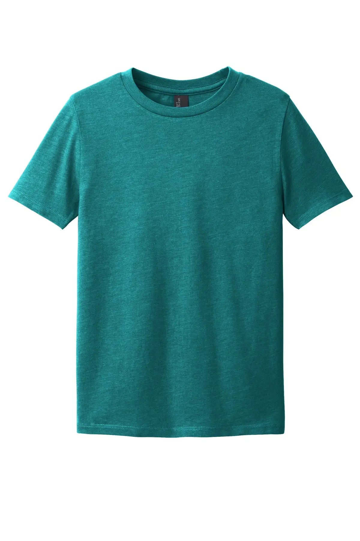 District Dt108y Youth Perfect Blend Cvc Tee - Heathered Teal
