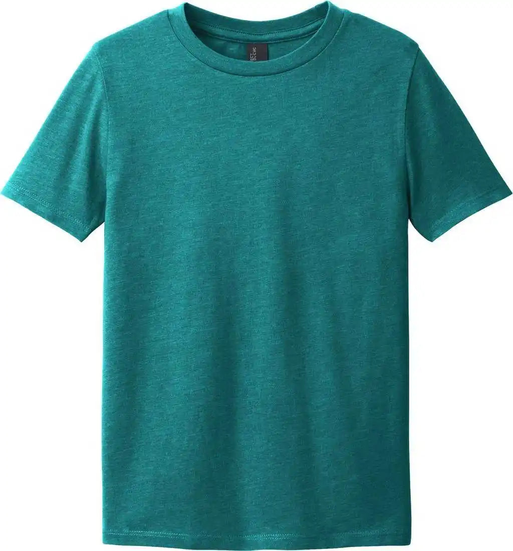 District Dt108y Youth Perfect Blend Cvc Tee - Htdteal