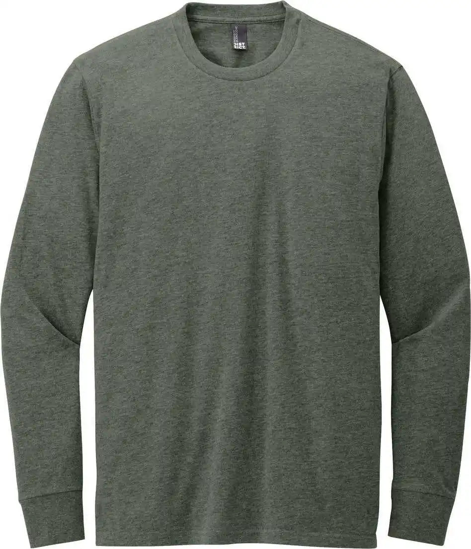 District Dt109 Perfect Blend Cvc Long Sleeve Tee - Htdolive