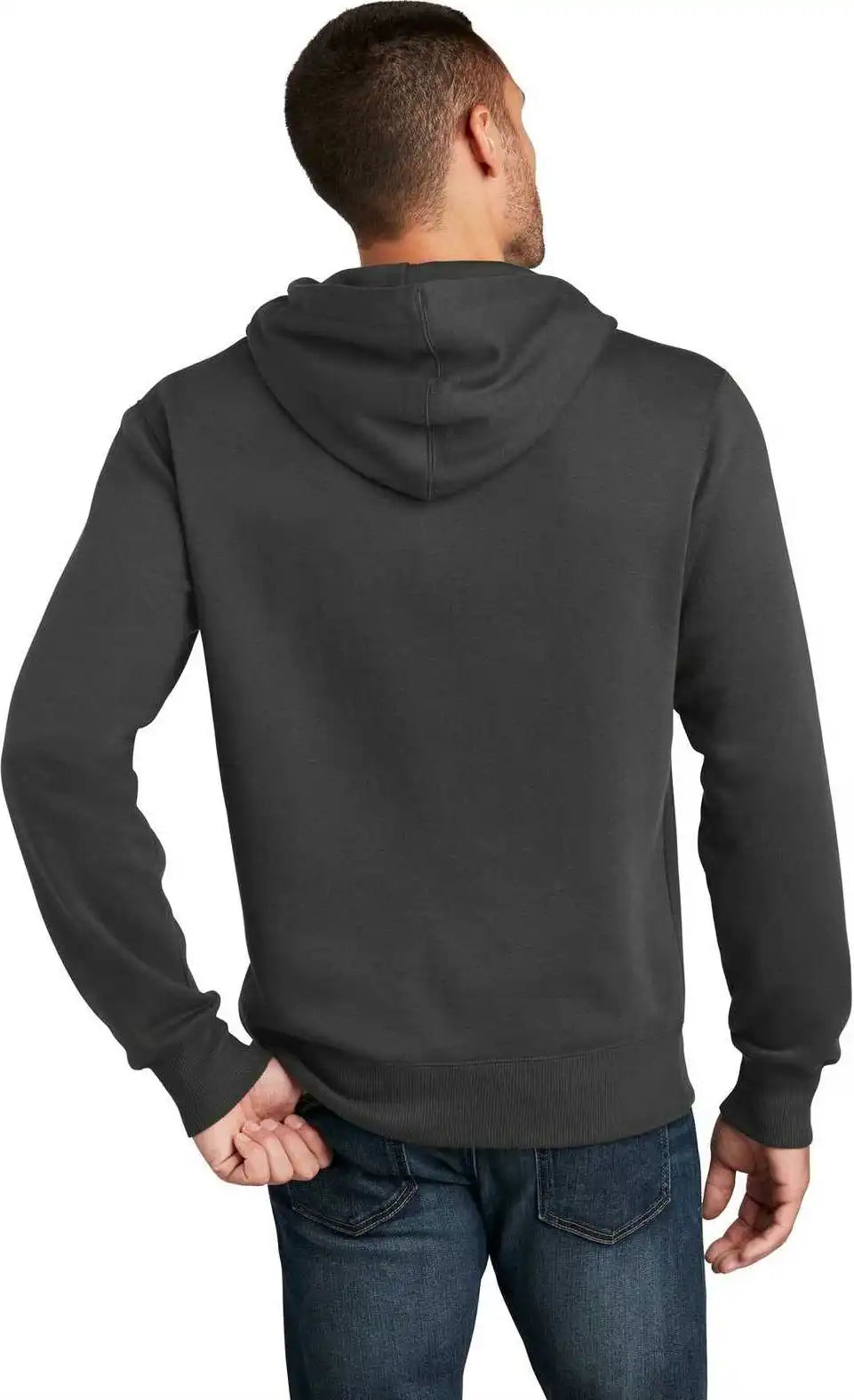 District Dt1101 Perfect Weight Fleece Hoodie - Charcoal