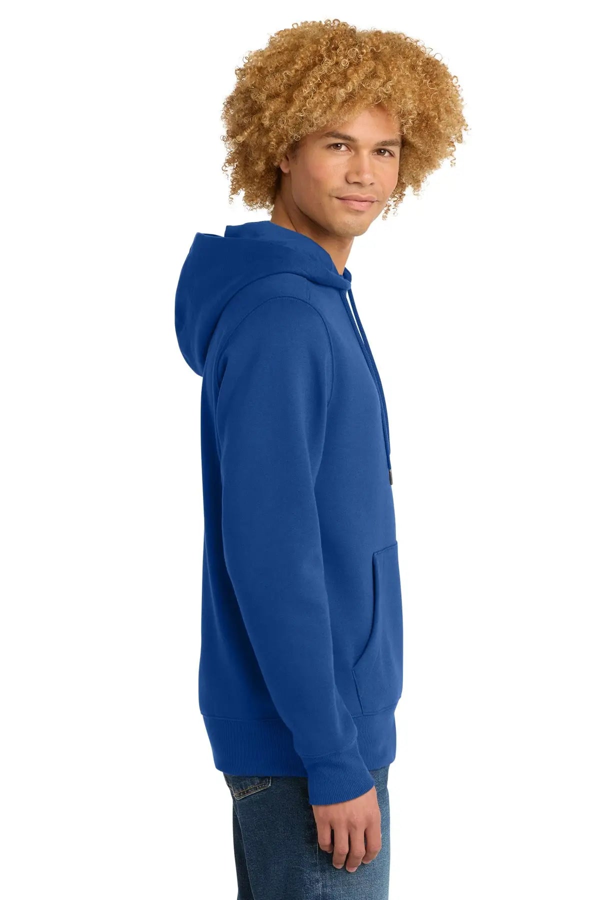 District Dt1101 Perfect Weight Fleece Hoodie - Deep Royal