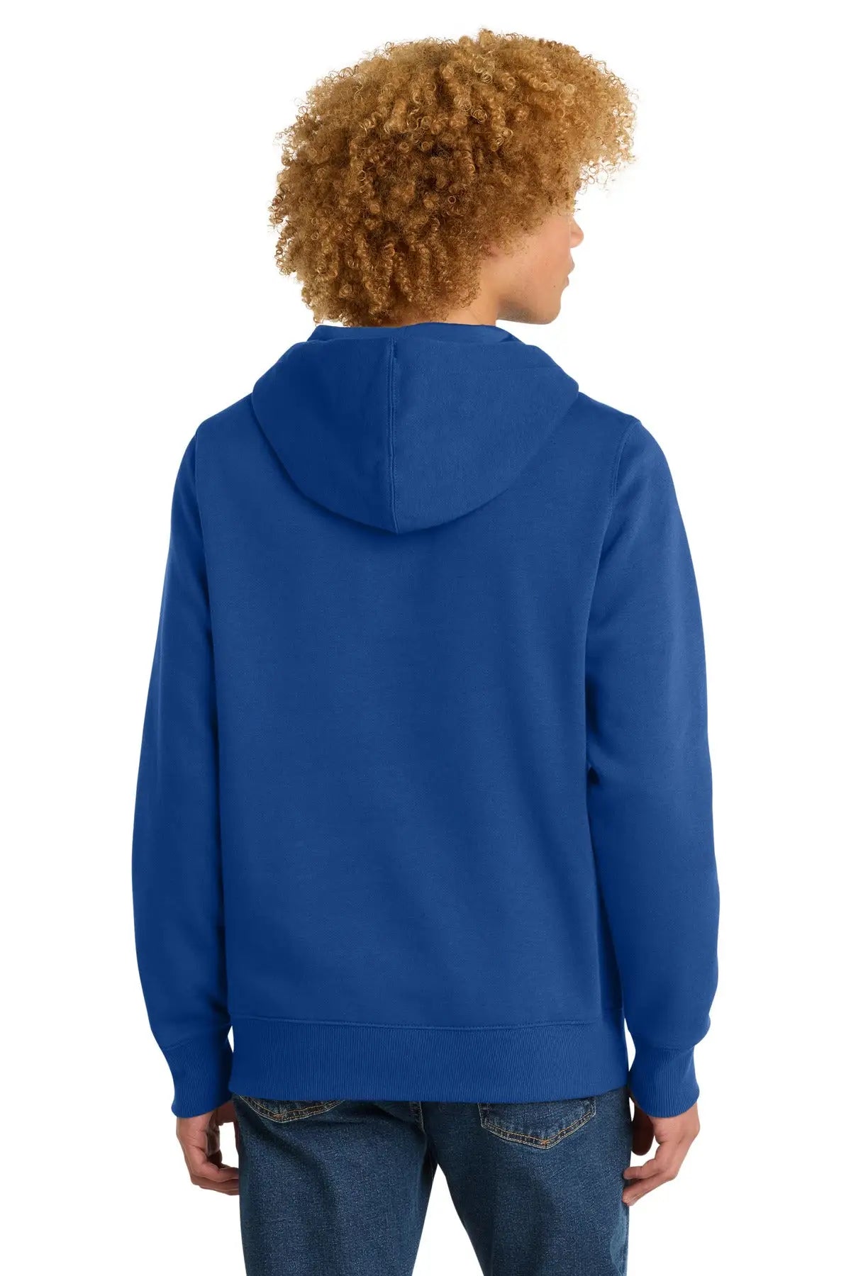 District Dt1101 Perfect Weight Fleece Hoodie - Deep Royal
