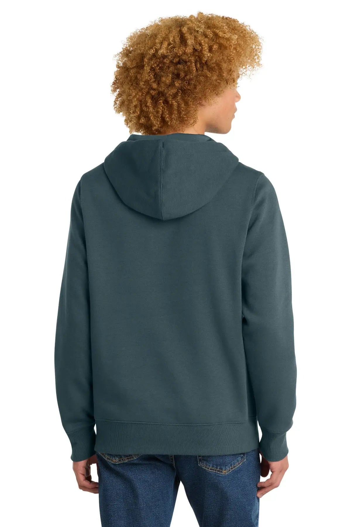District Dt1101 Perfect Weight Fleece Hoodie - Deep Steel Blue