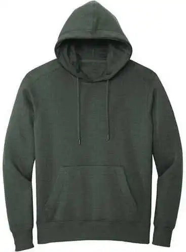 District Dt1101 Perfect Weight Fleece Hoodie - Heathered Forest Green