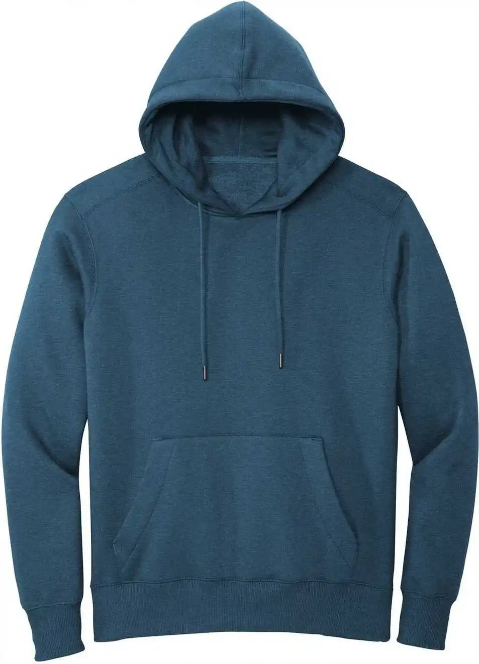 District Dt1101 Perfect Weight Fleece Hoodie - Heathered Poseidon Blue