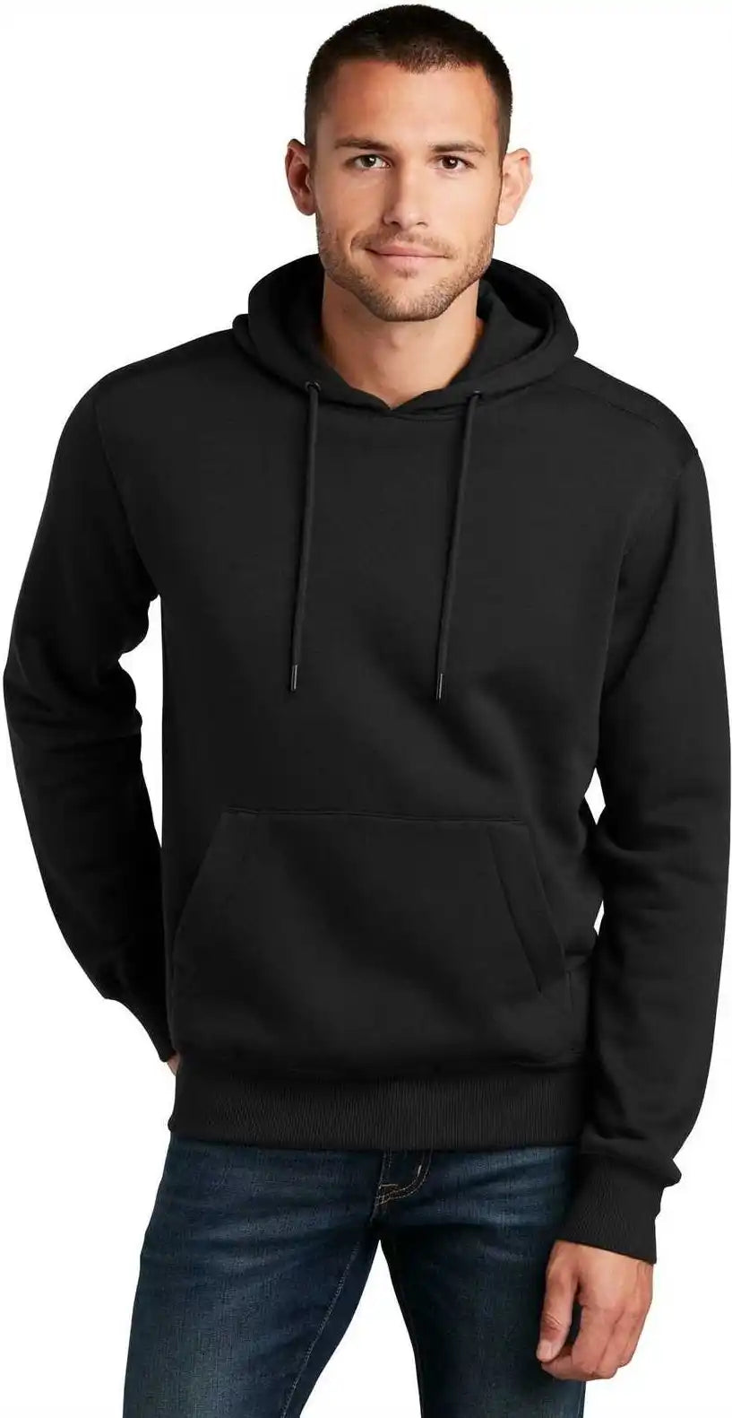 District Dt1101 Perfect Weight Fleece Hoodie - Jet Black