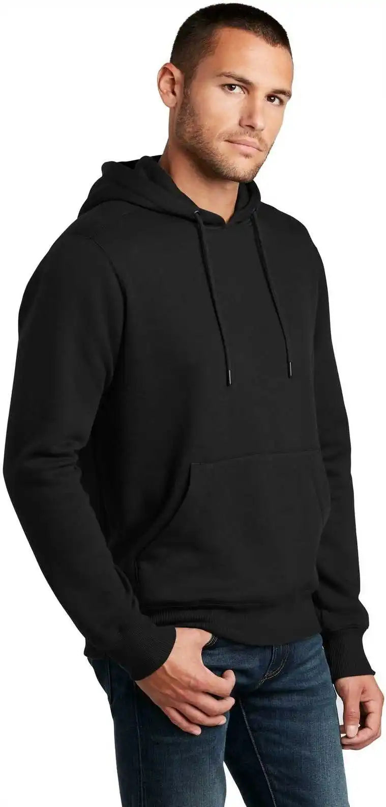 District Dt1101 Perfect Weight Fleece Hoodie - Jet Black