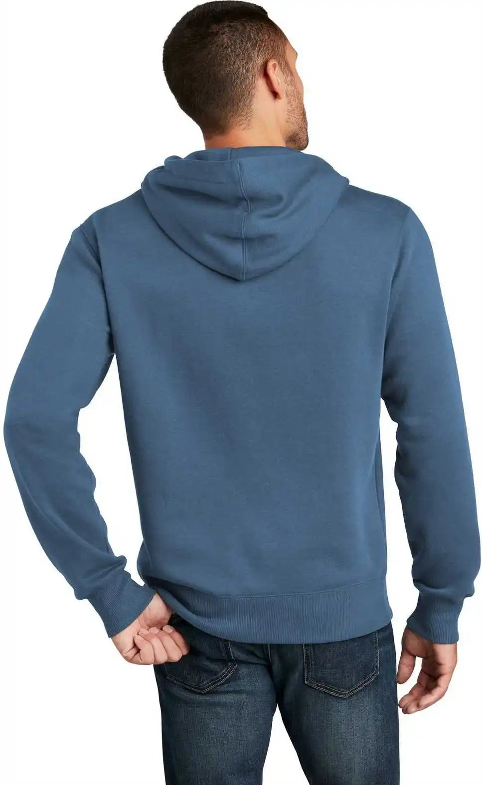 District Dt1101 Perfect Weight Fleece Hoodie - Maritime Blue