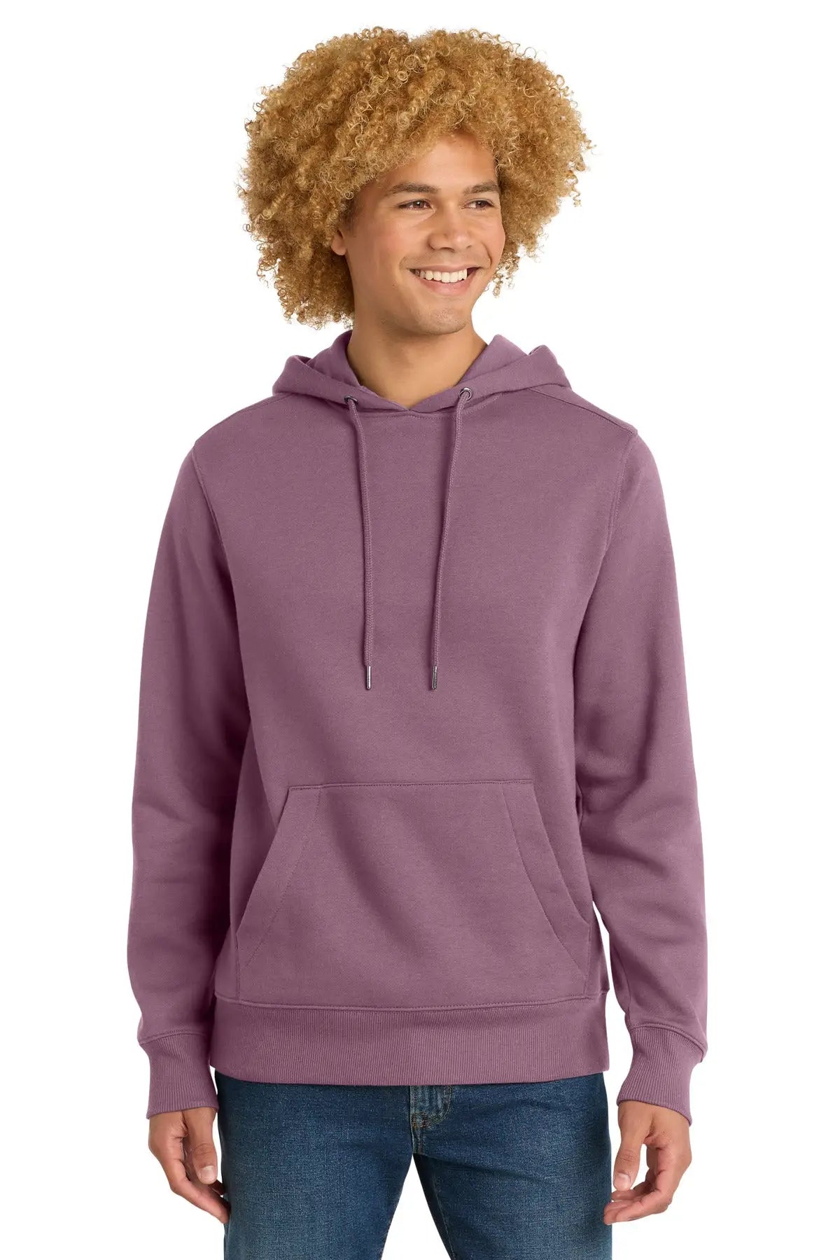 District Dt1101 Perfect Weight Fleece Hoodie - Orchid Haze