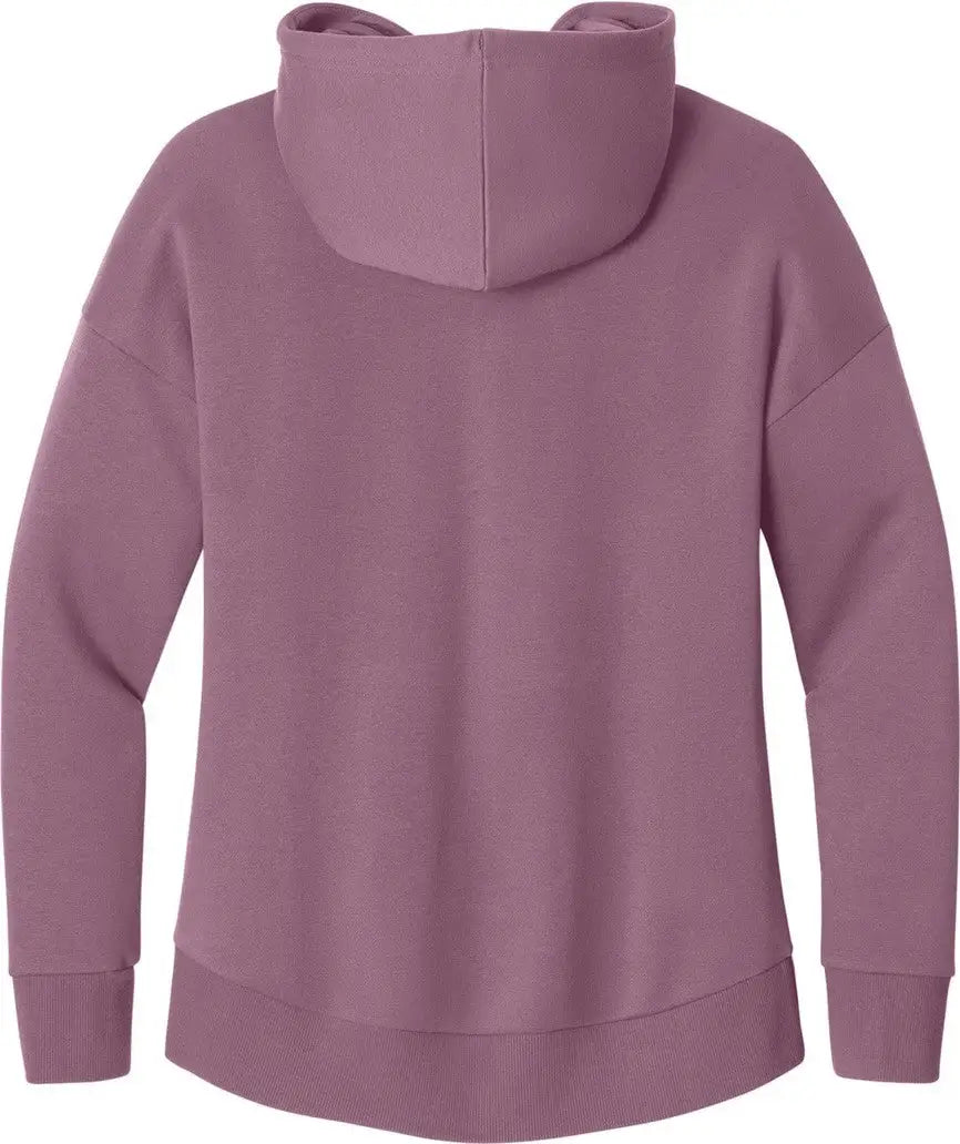 District Dt1104 Women’s Perfect Weight Fleece Drop Shoulder Full-zip Hoodie - Orchid Haze