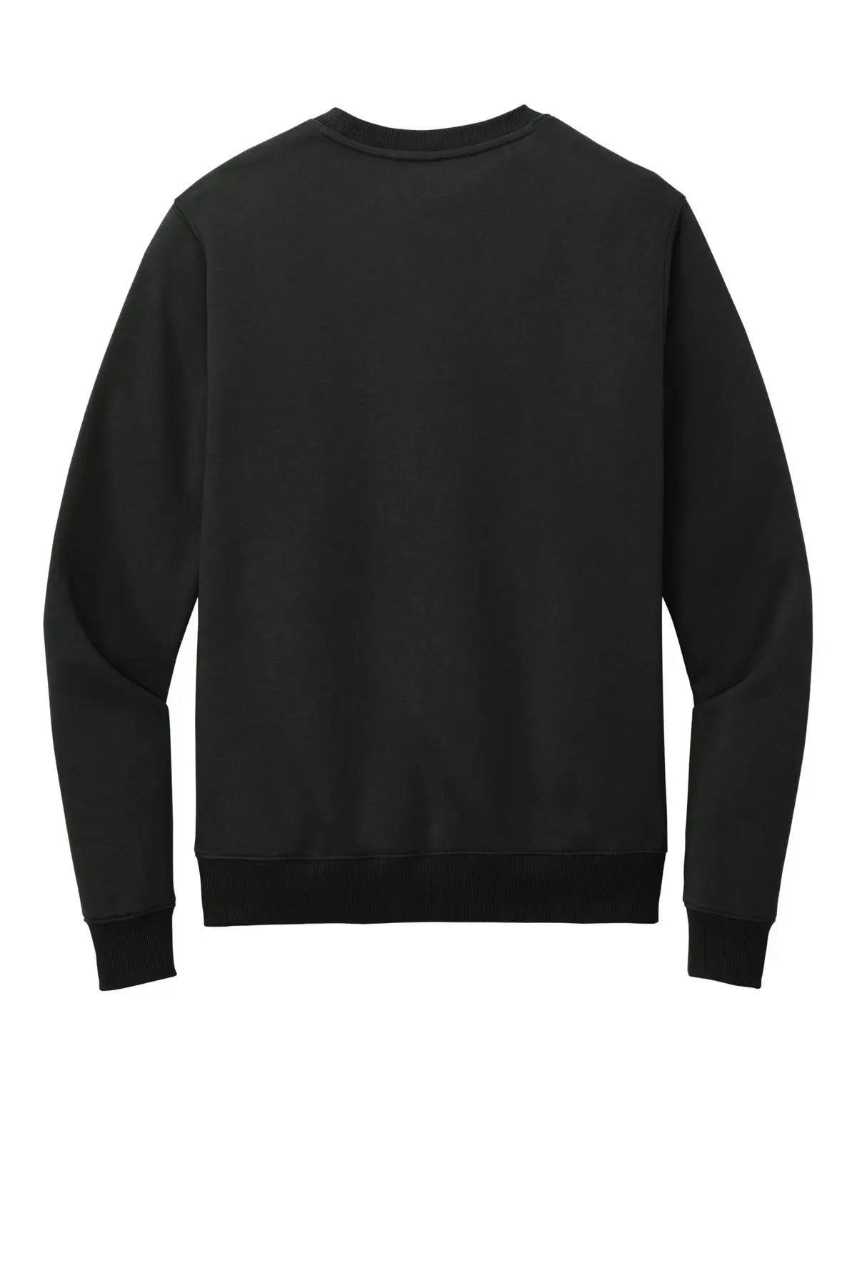 District Dt1106 Perfect Weight Fleece Crew - Jet Black - Adult Xs