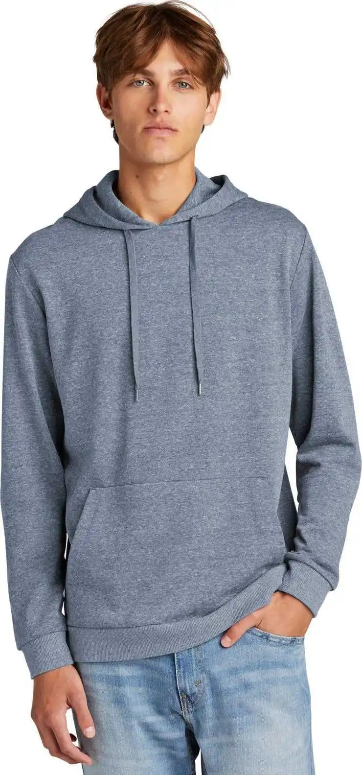 District Dt1300 Perfect Tri Fleece Pullover Hoodie Navy Frost