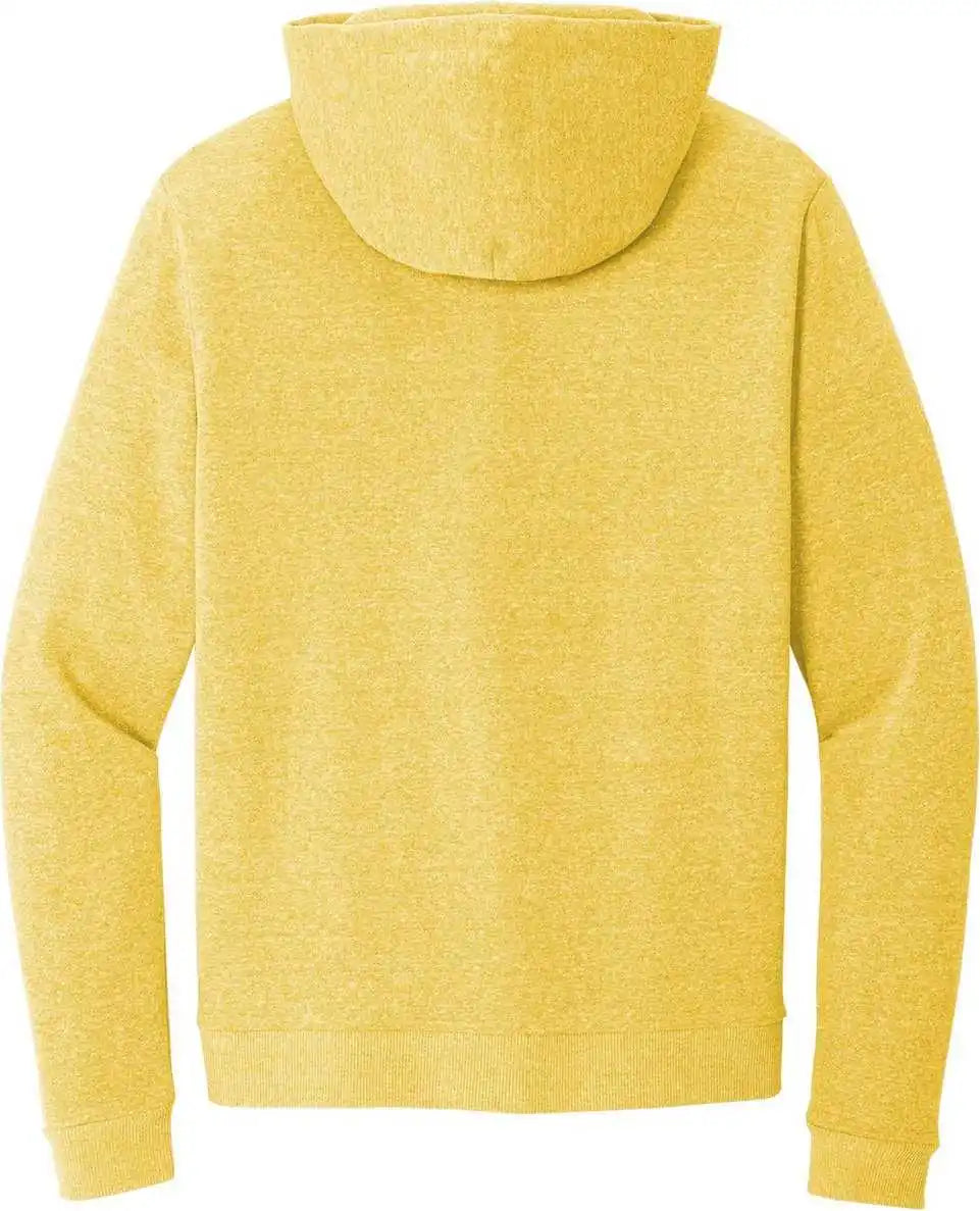 District Dt1300 Perfect Tri Fleece Pullover Hoodie Ochre Yellow Heather